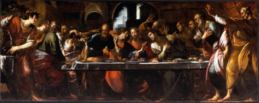  173-Ultima Cena - Basilica della Santissima Annunziata del Vastato, Genova 
